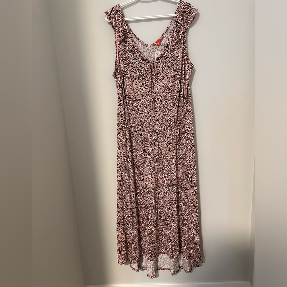 Maxi dress leopard print